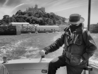 Black and white seascape photography The Far West