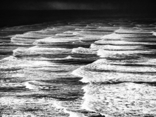 Black and white seascape photography The West