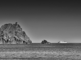 Black and white landscape photography
