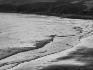 Black and white landscape photography